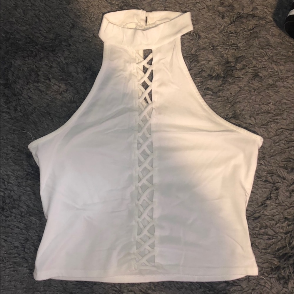 Tie up crop top